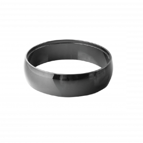 Azzardo ADAMO RING BLACK CHROME Ring Dekoracyjny do Oprawy Czarny/Chrom AZ1484