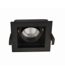 Flush-mounted lamps - pendants - Luces Exclusivas ARROYITO Recessed 1xGU10 LED black LE61382 - product 1