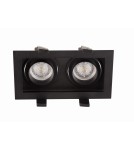 Flush-mounted lamps - pendants - Luces Exclusivas ARROYITO Recessed 1xGU10 LED black LE61384 - product 1