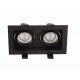 Luces Exclusivas ARROYITO Wpuszczana 1xGU10 LED czarny LE61384