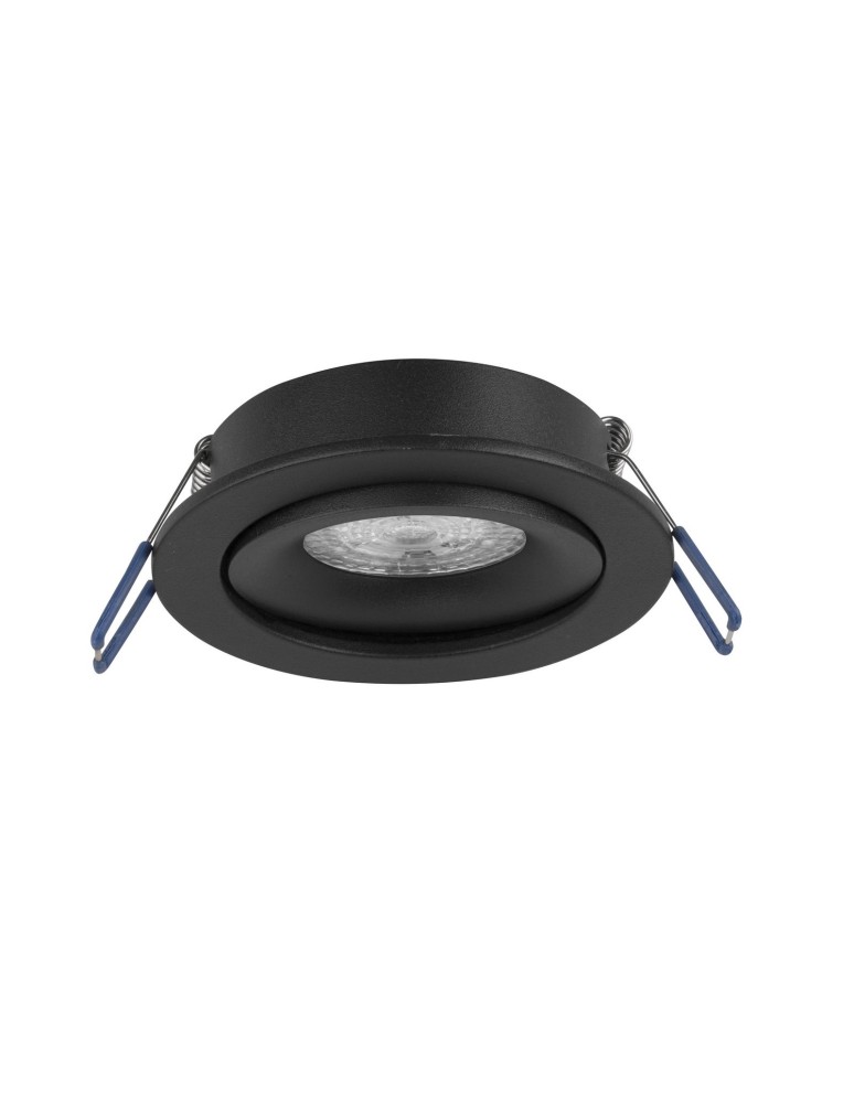 Flush-mounted lamps - pendants - Luces Exclusivas BENIDORM Recessed Swivel 1xGU10 LED black LE61400 - product kolory-swiatla.pl 1