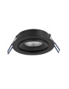 Luces Exclusivas BENIDORM Recessed Swivel 1xGU10 LED black LE61400