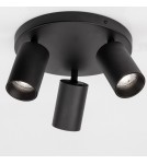 Spotlight ceiling lamps - Luces Exclusivas CLORINDA Ceiling 3xGU10 LED black LE61465 - product 1