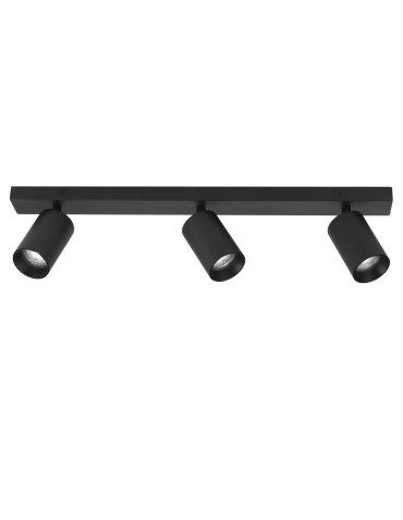 Luces Exclusivas CLORINDA Ceiling 3xGU10 LED black LE61469