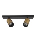 Spotlight ceiling lamps - Luces Exclusivas COCOROTE Ceiling 2xGU10 LED gold/black LE61470 - product 1