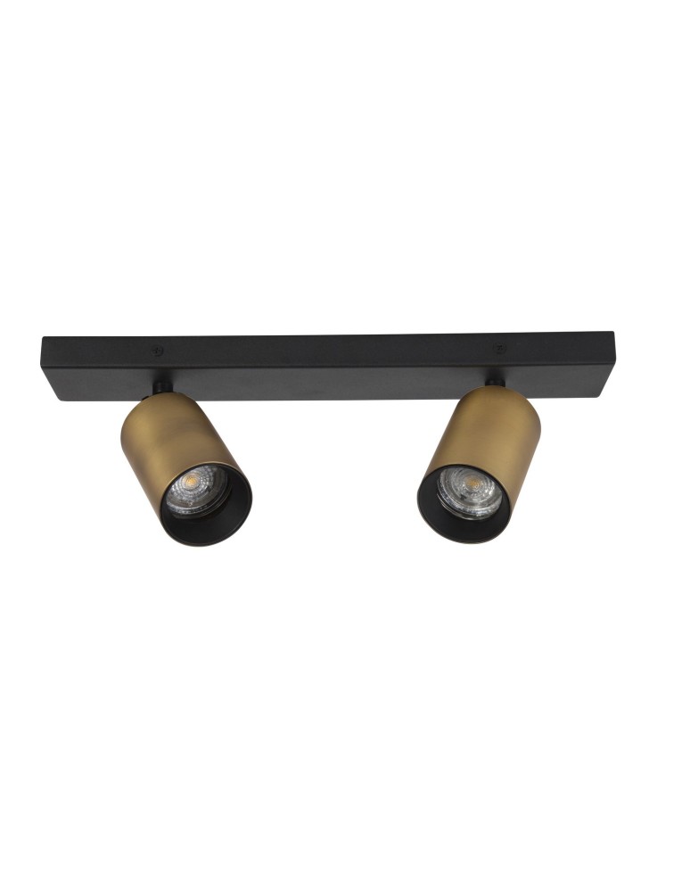 Spotlight ceiling lamps - Luces Exclusivas COCOROTE Ceiling 2xGU10 LED gold/black LE61470 - product kolory-swiatla.pl 1
