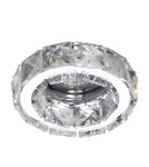 Decorative flush-mounted lamps - Azzardo ESTER 1 CHROME 1xGU10 Recessed Chrome AZ1449 - product 1