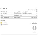 Decorative flush-mounted lamps - Azzardo ESTER 1 CHROME 1xGU10 Recessed Chrome AZ1449 - product 2