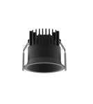 Flush-mounted outdoor lights - Luces Exclusivas MALLORCA Outdoor LED Ceiling 12W 720lm 3000K black IP65 LE61576 - product 1