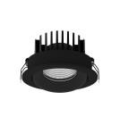 Flush-mounted outdoor lights - Luces Exclusivas MALLORCA Outdoor LED Ceiling 12W 720lm 3000K black IP65 LE61579 - product 1