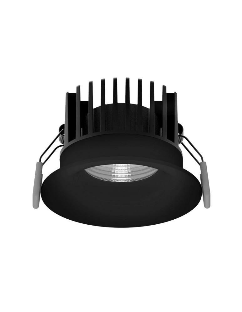 Flush-mounted outdoor lights - Luces Exclusivas MALLORCA Outdoor LED Ceiling 12W 720lm 3000K black IP65 LE61581 - product kolory-swiatla.pl 1