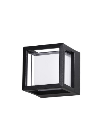 Luces Exclusivas MEDELLIN Zewnętrzna Ścienna LED 6W 420lm 3000K czarny IP54 LE71322