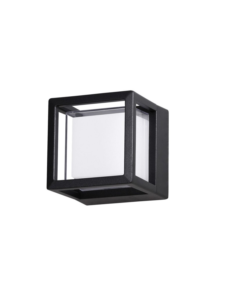 Outdoor wall lamps - Luces Exclusivas MEDELLIN Outdoor Wall LED 6W 420lm 3000K black IP54 LE71322 - product kolory-swiatla.pl 1