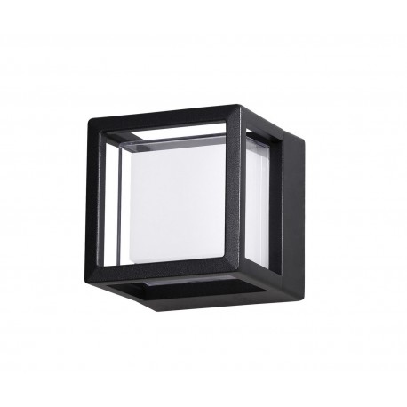 Luces Exclusivas MEDELLIN Zewnętrzna Ścienna LED 6W 420lm 3000K czarny IP54 LE71322