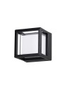 Luces Exclusivas MEDELLIN Outdoor Wall LED 6W 420lm 3000K black IP54 LE71322