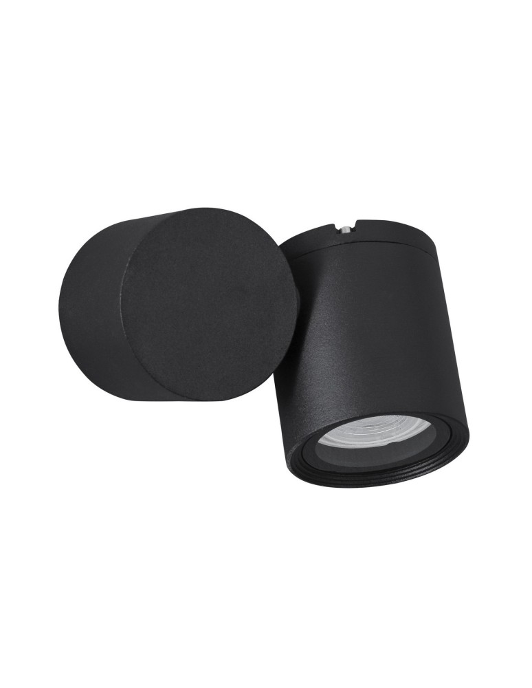 Outdoor wall lamps - Luces Exclusivas MEJORADA Outdoor Wall Mounted 1xGU10 LED black IP54 LE71324 - product kolory-swiatla.pl 1