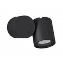 Luces Exclusivas MEJORADA Zewnętrzna Ścienna 1xGU10 LED czarny IP54 LE71324