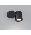 Outdoor wall lamps - Luces Exclusivas MEJORADA Outdoor Wall Mounted 1xGU10 LED black IP54 LE71324 - product 2