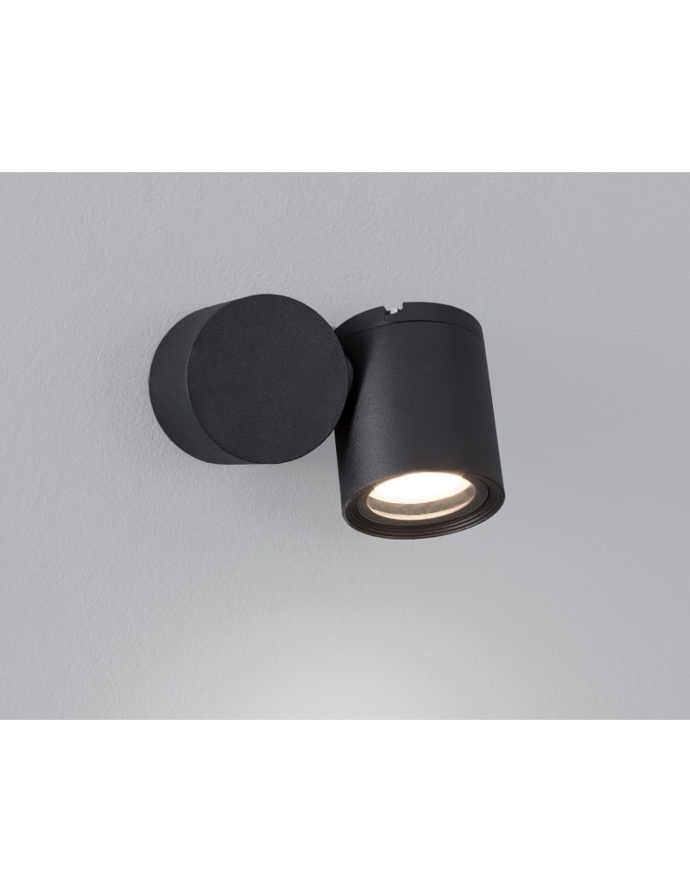 Outdoor wall lamps - Luces Exclusivas MEJORADA Outdoor Wall Mounted 1xGU10 LED black IP54 LE71324 - product kolory-swiatla.pl 2
