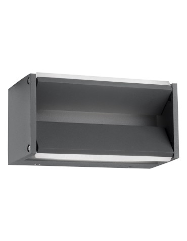 Luces Exclusivas MONTEROS Outdoor Wall LED 2x5W 600lm 3000K grey IP54 LE71335