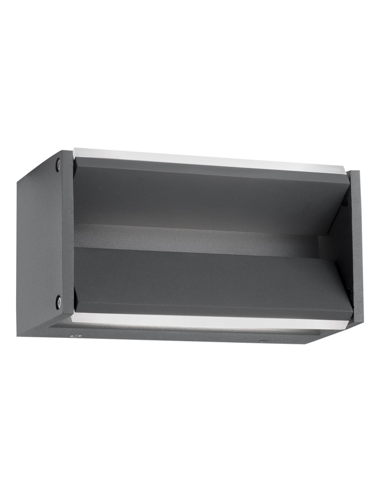 Outdoor wall lamps - Luces Exclusivas MONTEROS Outdoor Wall LED 2x5W 600lm 3000K grey IP54 LE71335 - product kolory-swiatla.pl 1