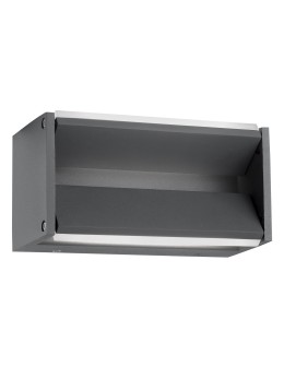 Luces Exclusivas MONTEROS Zewnętrzna Ścienna LED 2x5W 600lm 3000K szary IP54 LE71335