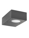 Luces Exclusivas MOSQUERA Zewnętrzna Ścienna LED 6Watt 300lm 3000K szary IP54 LE71339