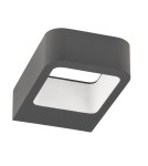 Outdoor wall lamps - Luces Exclusivas MOSTOLES Outdoor Wall LED 6W 360lm 3000K grey IP54 LE71340 - product 1