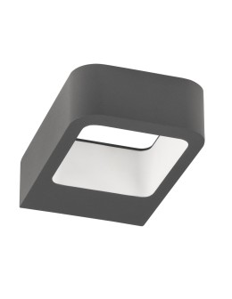 Luces Exclusivas MOSTOLES Zewnętrzna Ścienna LED 6W 360lm 3000K szary IP54 LE71340