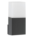 Outdoor wall lamps - Luces Exclusivas PAMPLONA Outdoor Wall Mounted 1xE27 LED grey/white IP54 LE71347 - product 1