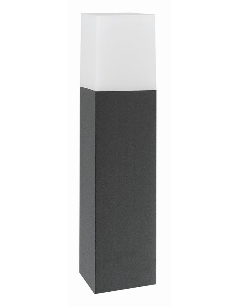 Standing garden lamps - Luces Exclusivas PAMPLONA Outdoor Standing 1xE27 LED grey/white IP54 LE71349 - product kolory-swiatla.pl 1