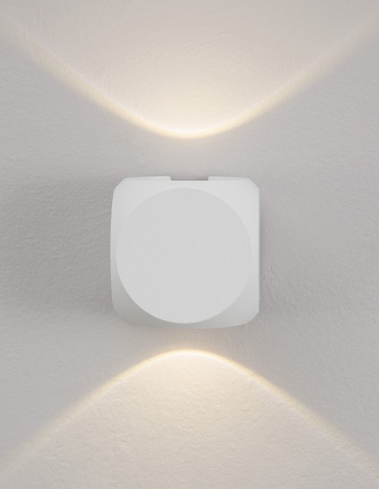 Outdoor wall lamps - Luces Exclusivas QUILLOTA Outdoor Wall LED 2x2W 285lm 3000K white IP54 LE71364. - product kolory-swiatla.pl 2