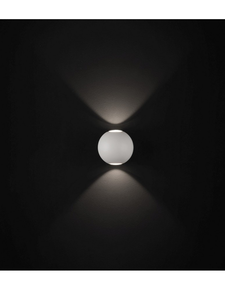 Outdoor wall lamps - Luces Exclusivas QUIJORNA Outdoor Wall LED 2x5W 560lm 3000K white IP54 LE71365 - product kolory-swiatla.pl 2