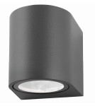 Outdoor wall lamps - Luces Exclusivas RANCAGUA Outdoor Wall Mounted 1xGU10 LED grey IP54 LE71377 - product 1