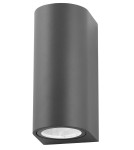 Outdoor wall lamps - Luces Exclusivas RANCAGUA Outdoor Wall Mount 2xGU10 LED grey IP54 LE71378 - product 1
