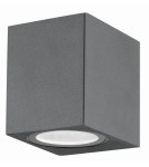 Outdoor wall lamps - Luces Exclusivas RANCAGUA Outdoor Wall Mounted 1xGU10 LED grey IP54 LE71379 - product 1