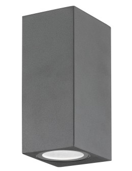 Luces Exclusivas RANCAGUA Zewnętrzna Ścienna 2xGU10 LED szary IP54 LE71380