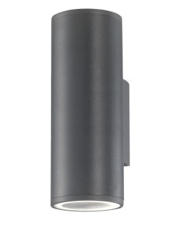 Luces Exclusivas RIOHACHA Outdoor Wall Wash 2xGU10 LED dark grey IP54 LE71387
