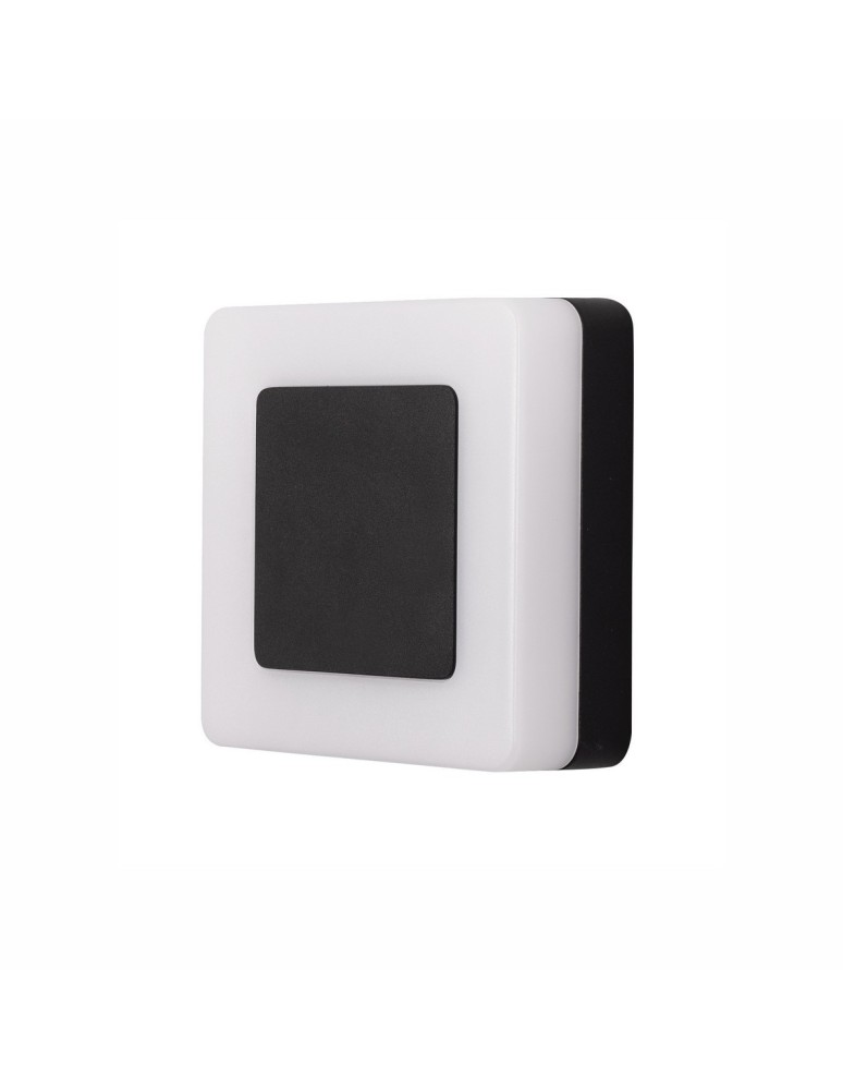 Outdoor wall lamps - Luces Exclusivas SABANETA Outdoor Wall LED 9W 620lm 3000K black/white IP65 LE71397 - product kolory-swiatla.pl 1