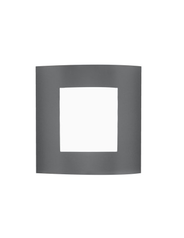 Luces Exclusivas SANTIAGO Outdoor Wall Mounted 1xE27 LED dark grey/white IP44 LE71404