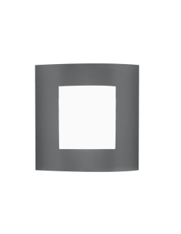 Luces Exclusivas SANTIAGO Zewnętrzna Ścienna 1xE27 LED ciemnoszary/biały IP44 LE71404