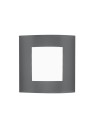 Luces Exclusivas SANTIAGO Outdoor Wall Mounted 1xE27 LED dark grey/white IP44 LE71404
