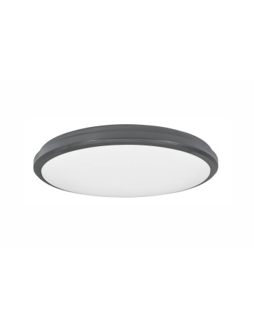 Luces Exclusivas TALAVERA Outdoor LED Ceiling 30W 2400lm 3000K dark grey/white IP54 LE71426