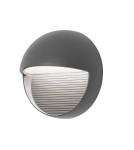 Outdoor wall lamps - Luces Exclusivas TARTAGAL Outdoor Wall LED 6W 480lm 3000K dark grey IP54 LE71428 - product 1