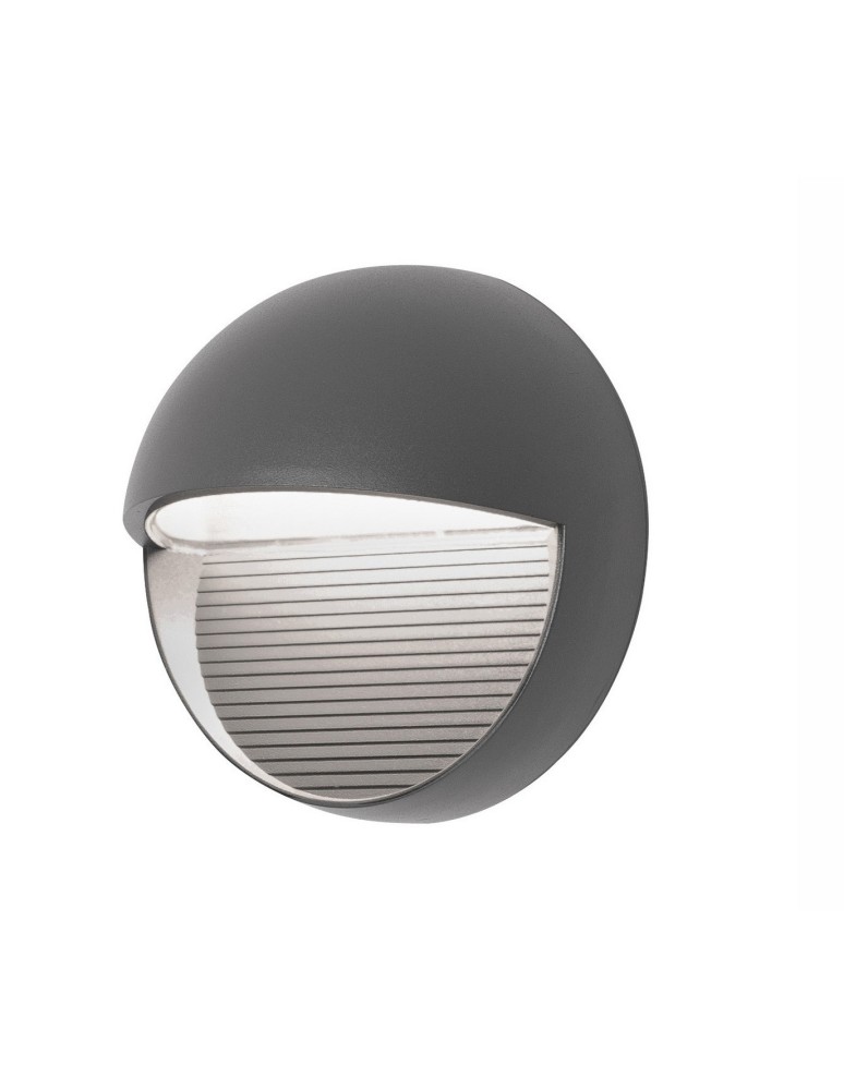 Outdoor wall lamps - Luces Exclusivas TARTAGAL Outdoor Wall LED 6W 480lm 3000K dark grey IP54 LE71428 - product kolory-swiatla.pl 1