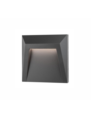 Luces Exclusivas ALAVA Outdoor Wall LED 1.2W 90lm 3000K dark grey IP65 LE71432
