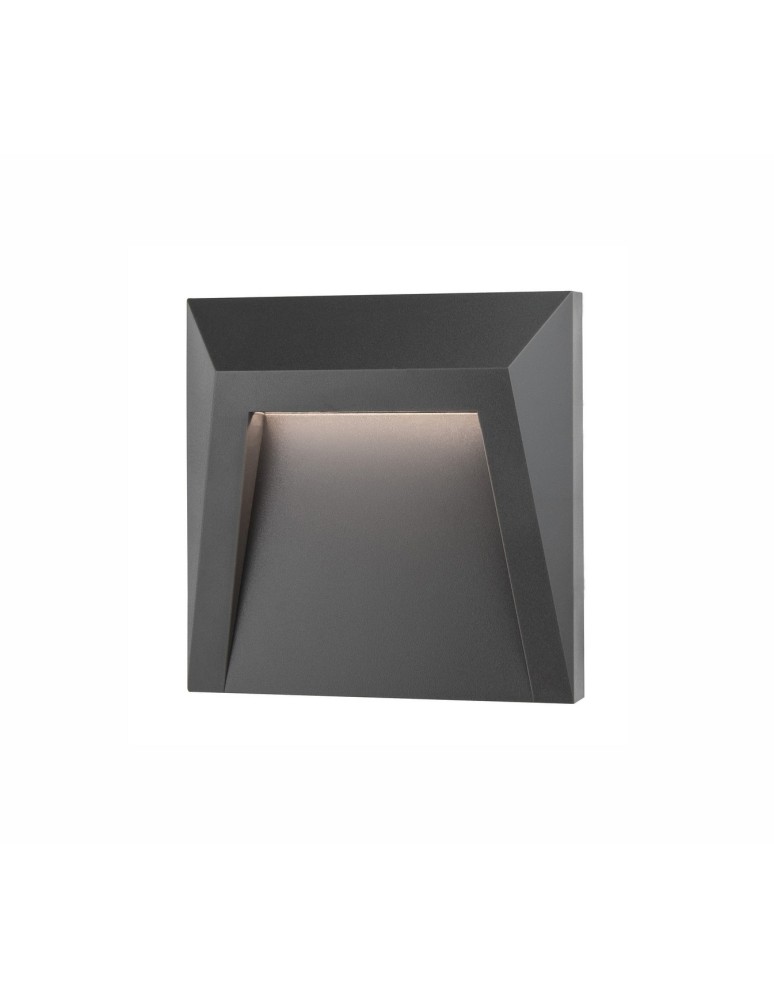 Lamps for path lighting - Luces Exclusivas ALAVA Outdoor Wall LED 1.2W 90lm 3000K dark grey IP65 LE71432 - product kolory-swiatla.pl 1