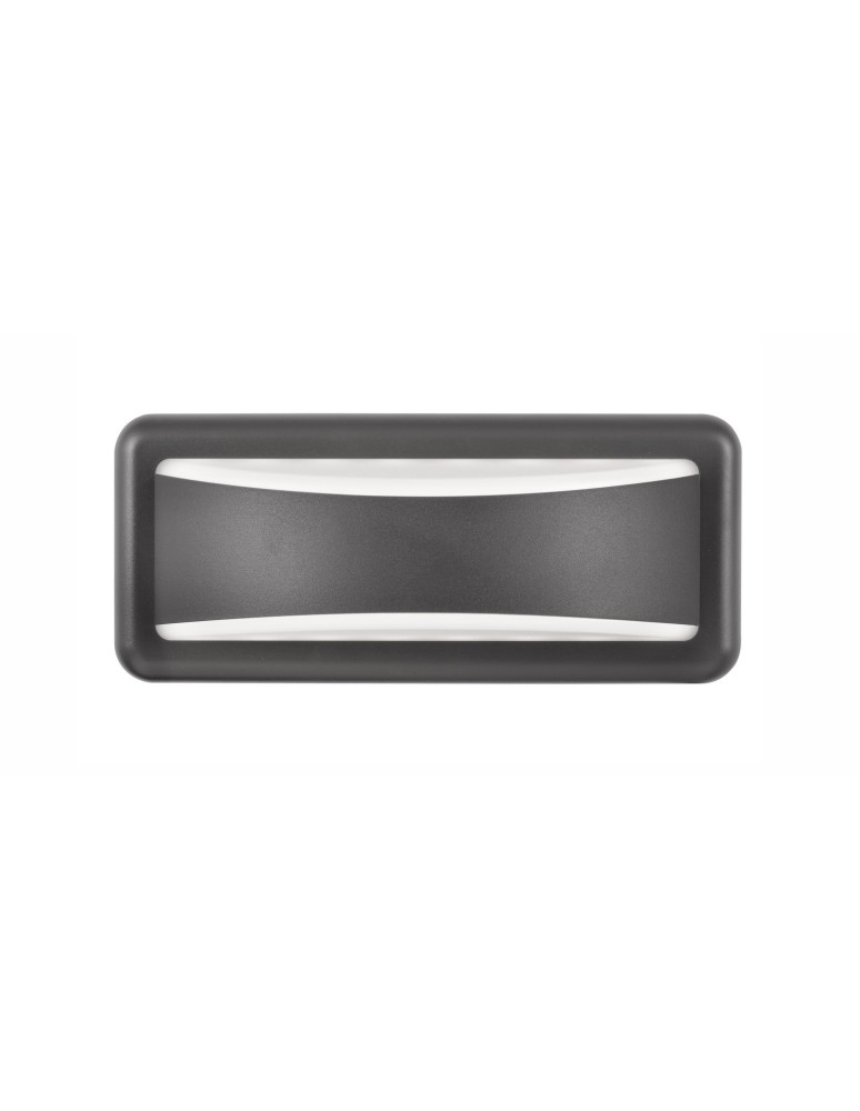Outdoor wall lamps - Luces Exclusivas TERRASSA Outdoor Wall LED 4Watt 320lm 3000K dark grey/white IP54 LE71436 - product kolory-swiatla.pl 1