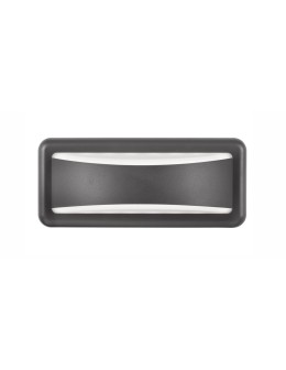 Luces Exclusivas TERRASSA Zewnętrzna Ścienna LED 4Watt 320lm 3000K ciemnoszary/biały IP54 LE71436