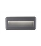 Luminaires to be built into the wall - Luces Exclusivas TERRASSA Outdoor Wall LED 4W 320lm 3000K dark grey IP54 LE71439 - product 1